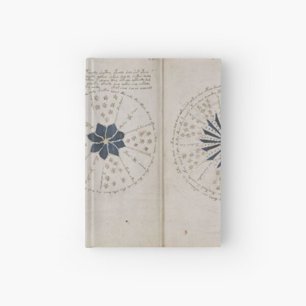Voynich Manuscript. Illustrated codex hand-written in an unknown writing system Hardcover Journal