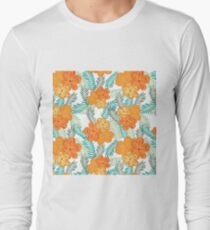Brush Flower Long Sleeve T-Shirt