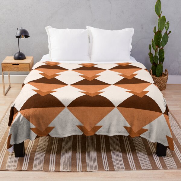 Artikelvorschau, Terracotta Geometrics Pattern entworfen und verkauft von The Wellington Boot.