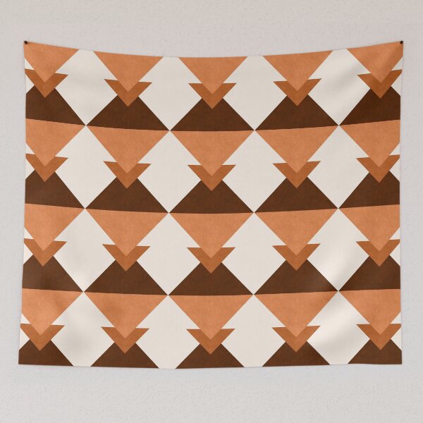 Item preview, Terracotta Geometrics Pattern designed and sold by The Wellington Boot.