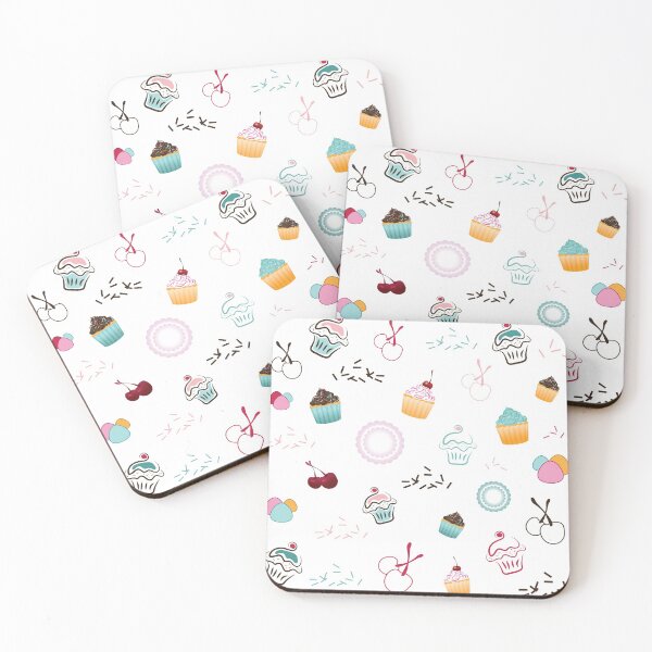 Item preview, Cupcake Pastry Background - Colored designed and sold by serenaking.