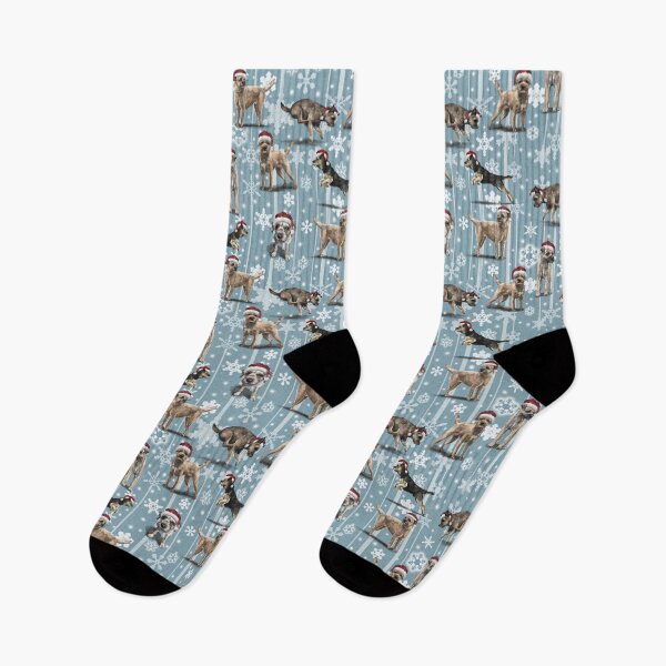 Item preview, The Christmas Border Terrier designed and sold by Elspeth Rose Design.