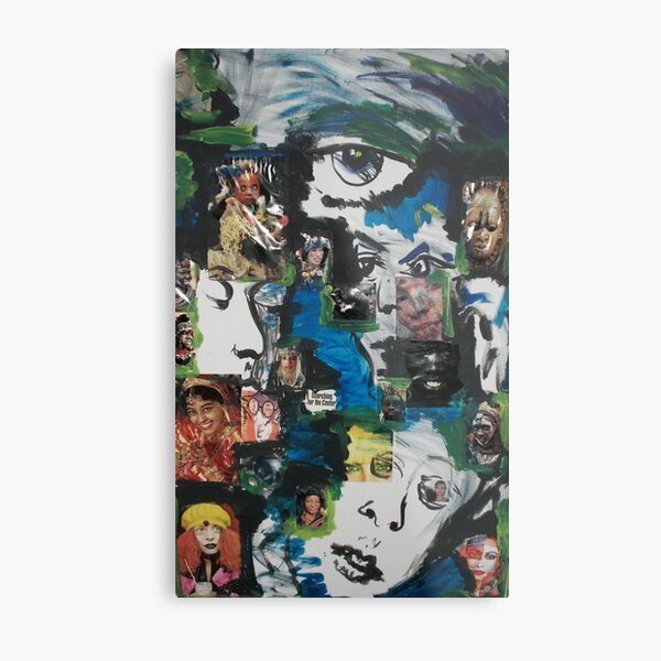 Masks Of Life Metal Print