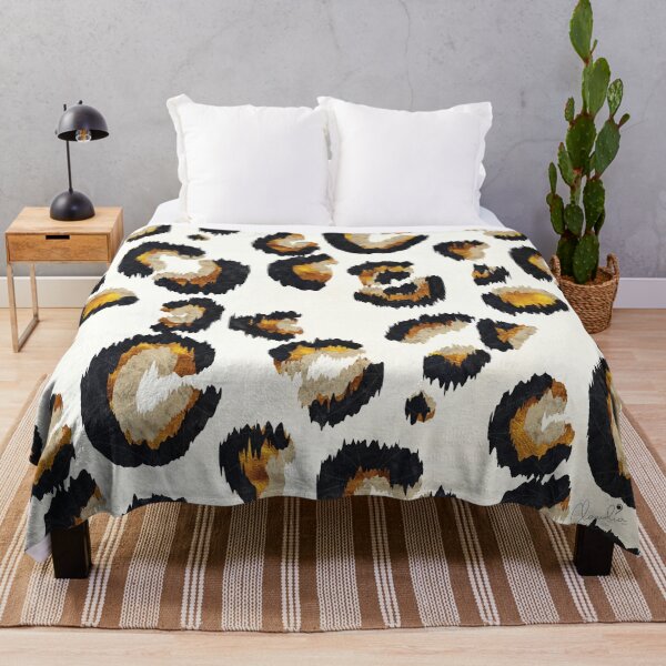 Item preview, Bold Golden Brown Striking Leopard Fashion Print Pattern designed and sold by ClaudiaFlores.