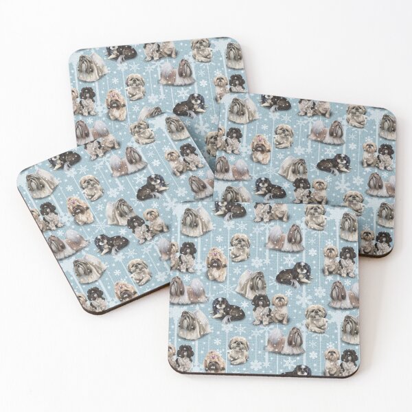 Item preview, The Christmas Shih Tzu designed and sold by Elspeth Rose Design.