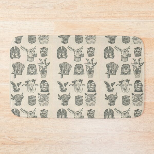 Item preview, Antique Animal Heads designed and sold by BlueSpecsStudio.