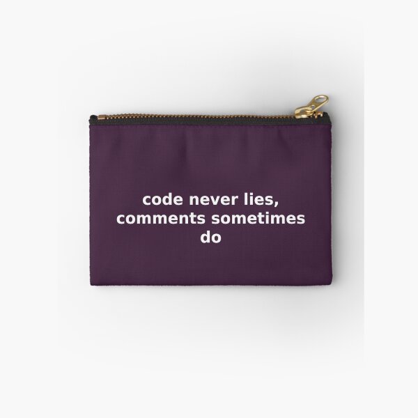 Item preview, code never lies designed and sold by FunnyGrief.