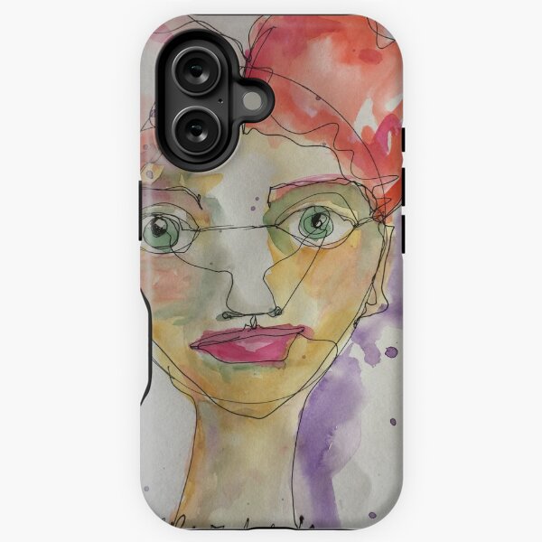 Random face iPhone Tough Case