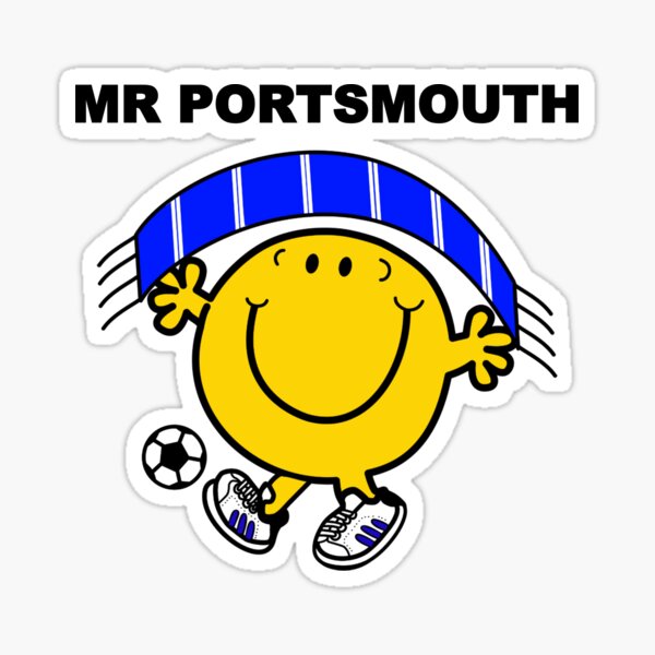 Mr Portsmouth FC - Mr Pompy Football Sticker