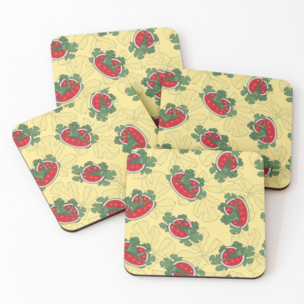 Item preview, Fresh and Juicy Red Watermelon Slices designed and sold by ZaryaKiqo.