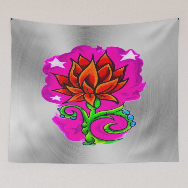 Item preview, fwc 0480 tatoo pink flowers designed and sold by fred chiea.