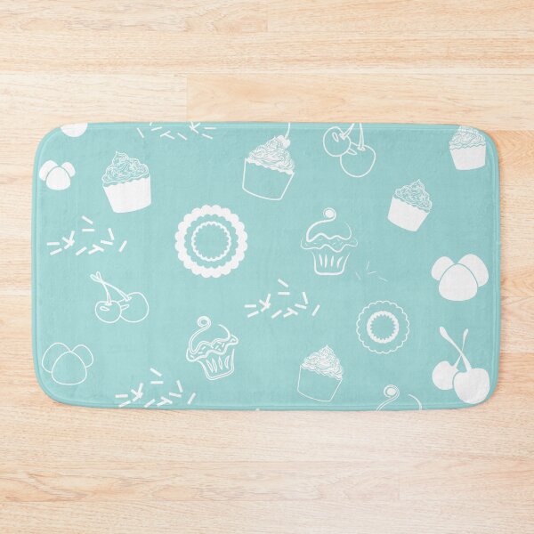 Item preview, Cupcake Pastry Background - Turquoise designed and sold by serenaking.