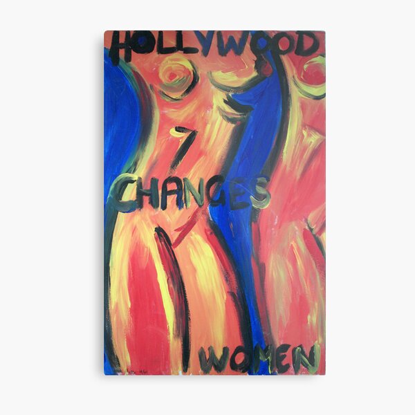 Hollywood Changes Women Metal Print