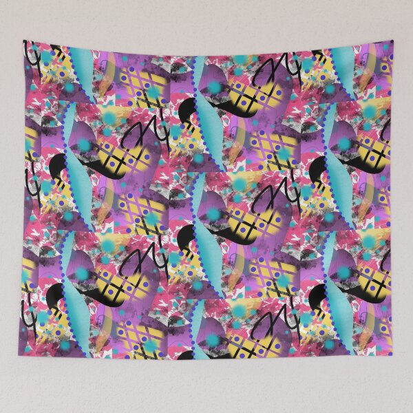 Item preview, Lively abstract digital design print designed and sold by Lanie K Art.