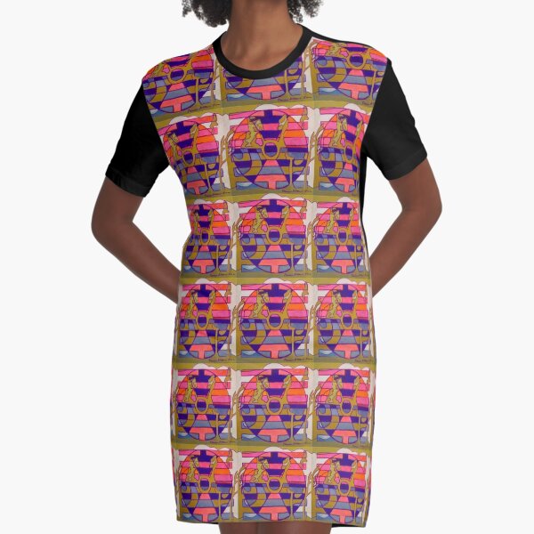 Hexagram 28: Ta Kuo (Power of the Great) Graphic T-Shirt Dress