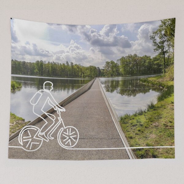 Item preview, Cycling through the water designed and sold by Aurealis Creatief.