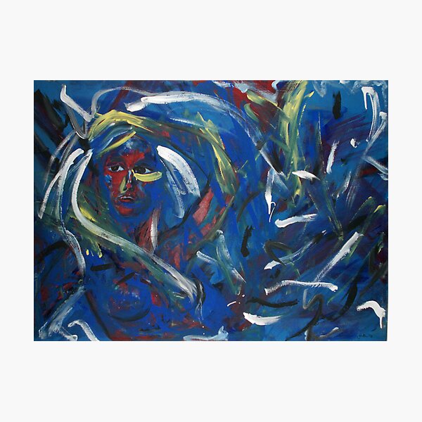 Temperamental Angel Photographic Print