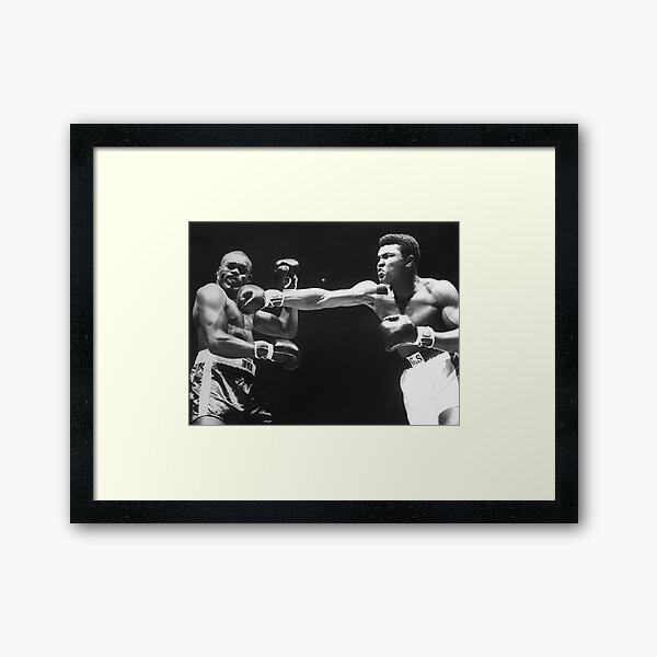 Muhammad Ali Knockout Framed Art Print