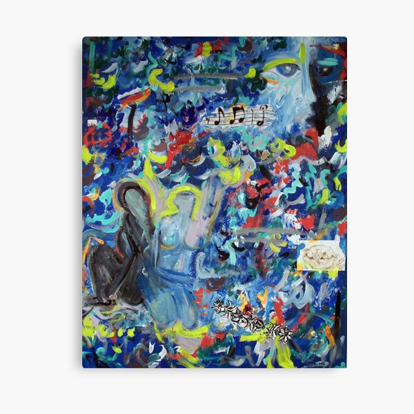 Blue Days In L.A Canvas Print