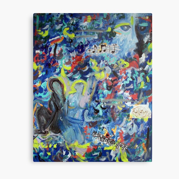 Blue Days In L.A Metal Print