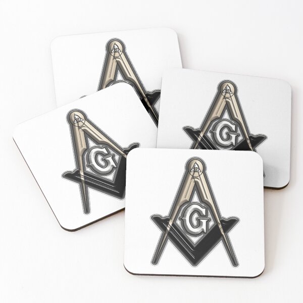 Item preview, Freemason Compass Metal White Sharp designed and sold by IBMClothing.