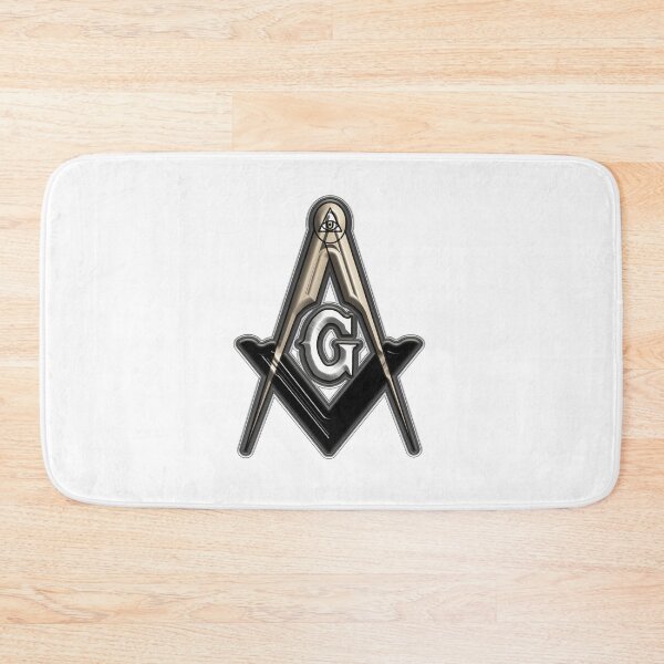 Item preview, Freemason Compass Metal White Sharp designed and sold by IBMClothing.