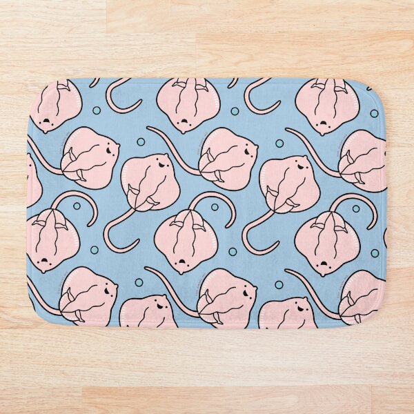 Stingray Babies Bath Mat