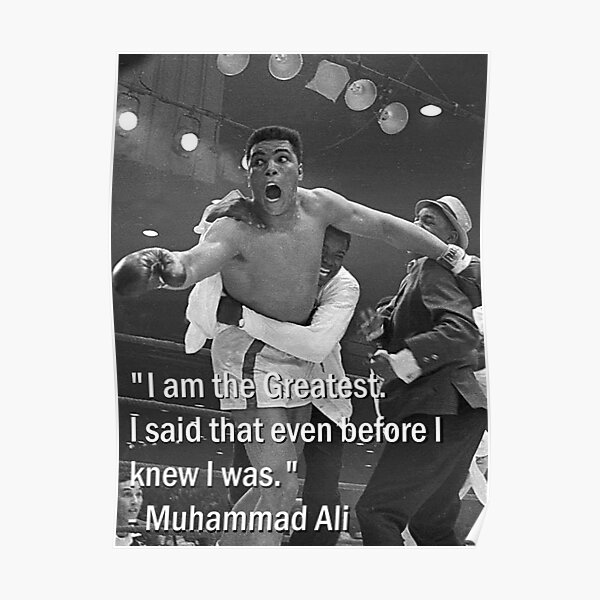 Muhammad Ali Champion Poster