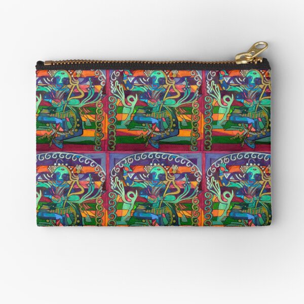 Hexagram 23-Po (Splitting Apart) Zipper Pouch
