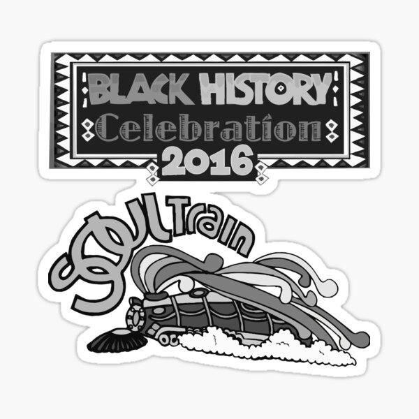 Black History Celebration Grayscale Sticker