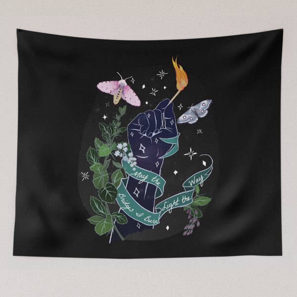 Item preview, May The Bridges I Burn Light The Way designed and sold by fabfeminist.