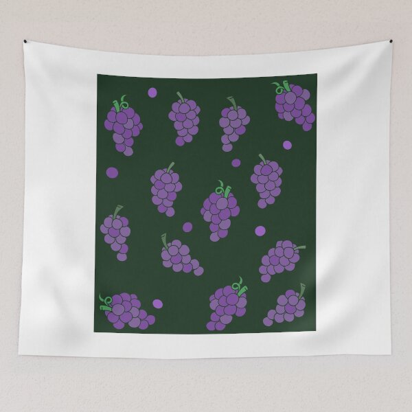 Item preview, Wine drinking pattern purple grapes  designed and sold by FrictionMaxxing.