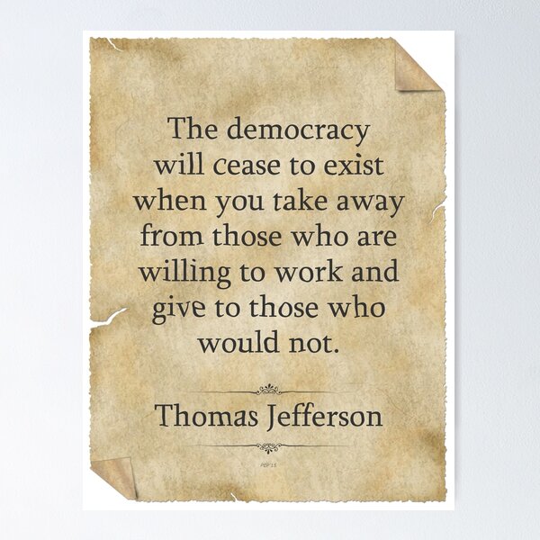 Item preview, Thomas Jefferson Quote designed and sold by morningdance.