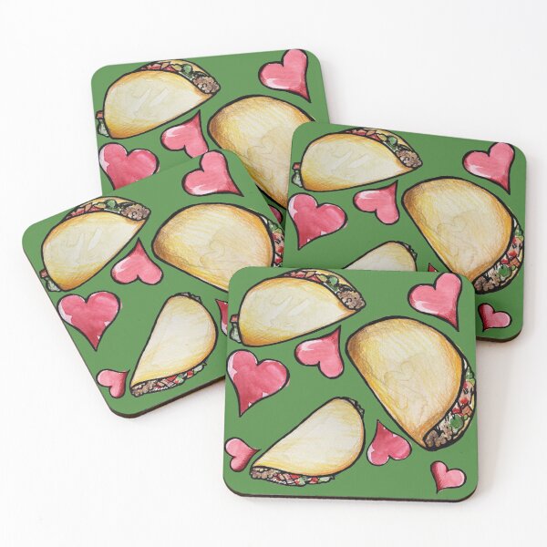 Item preview, Taco Lover Tacos pattern designed and sold by FrictionMaxxing.