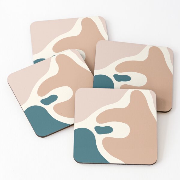 Item preview, Abstract art nordic blush pink colors designed and sold by trajeado14.