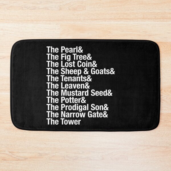Item preview, The Parables of Jesus typography list designed and sold by azule1.