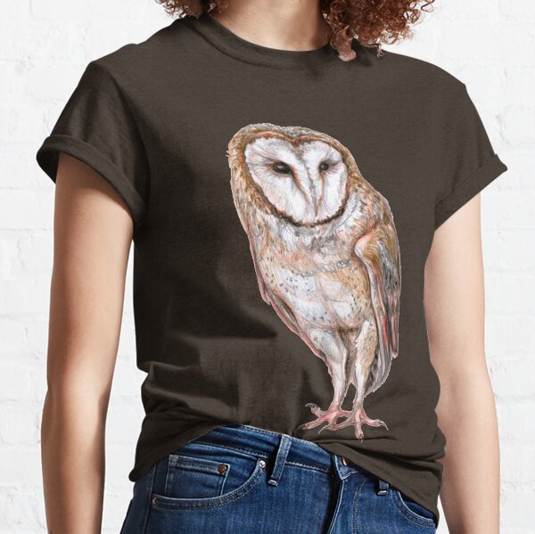 Barn owl drawing Classic T-Shirt