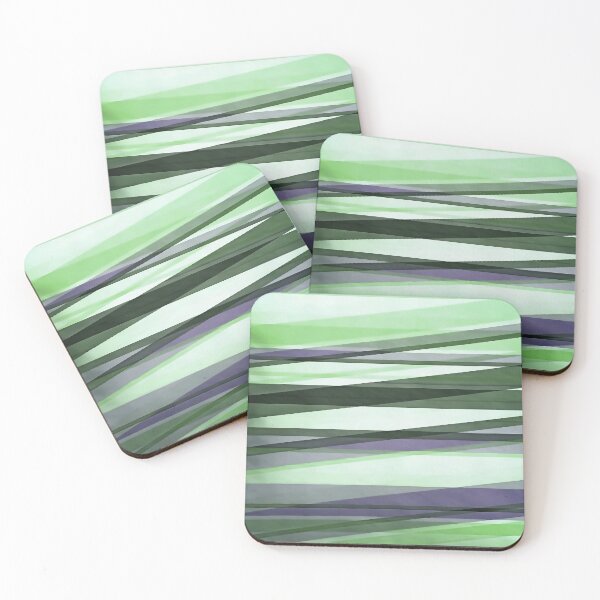 Item preview, Semi Transparent Layers In Green Lime and Lavender designed and sold by taiche.