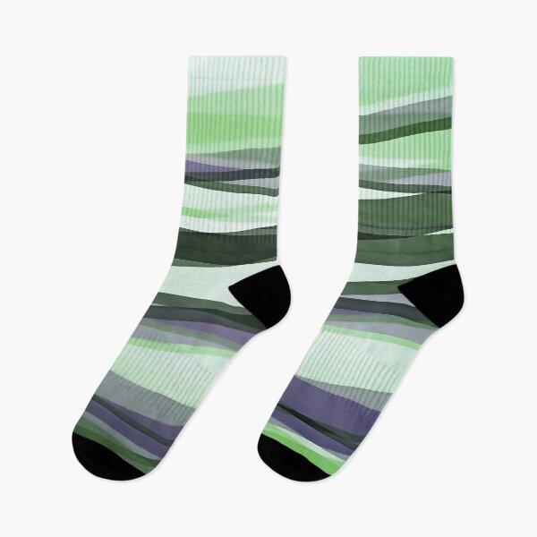 Item preview, Semi Transparent Layers In Green Lime and Lavender designed and sold by taiche.