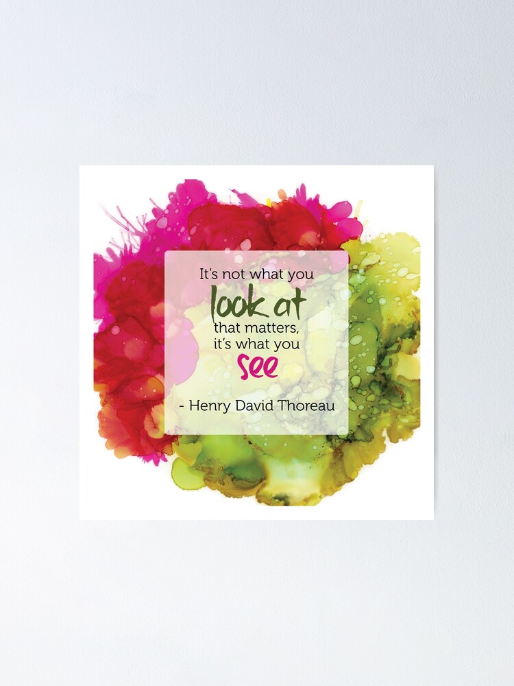 Thumbnail 1 of 3, Poster, Inspirational Quote - Alcohol Ink designed and sold by qwollock.