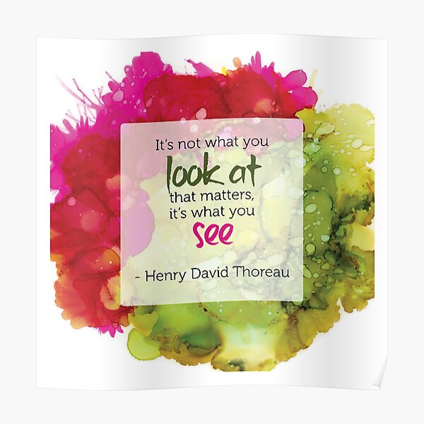 Inspirational Quote - Alcohol Ink Poster