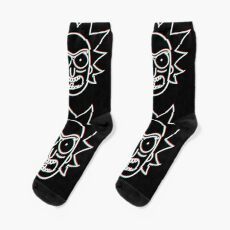 Glitchy Rick Socks