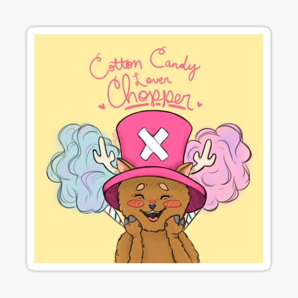 Chopper Cotton Candy Stickers for Sale