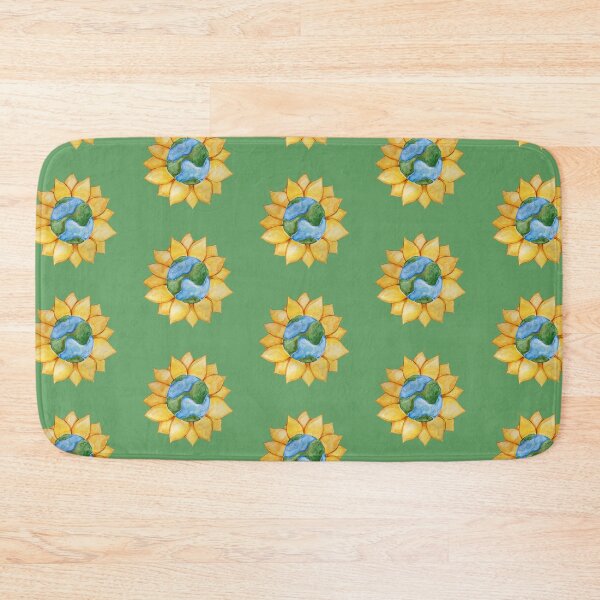 Item preview, Watercolor Earth Sunflower designed and sold by FrictionMaxxing.