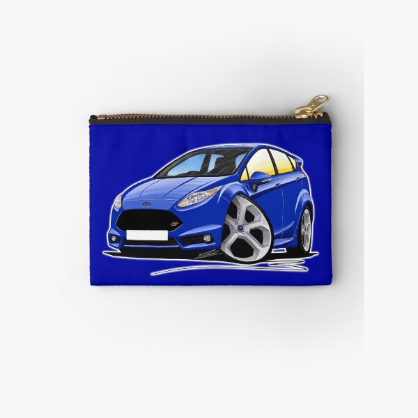Item preview, Ford Fiesta (Mk7) ST (5dr) Blue  designed and sold by Yeomans Cartoons.