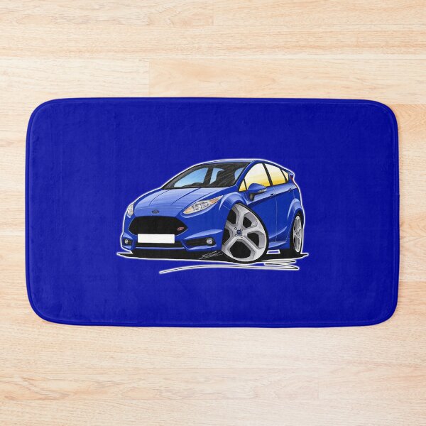 Item preview, Ford Fiesta (Mk7) ST (5dr) Blue  designed and sold by Yeomans Cartoons.