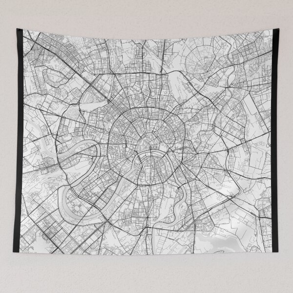 Item preview, Moscow Map designed and sold by Kara515.