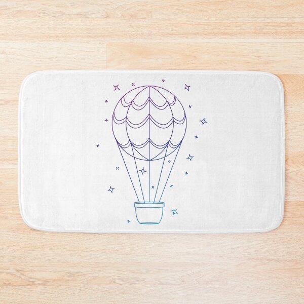 Item preview, Evening Hot Air Balloon designed and sold by Designasaur Trinkets.