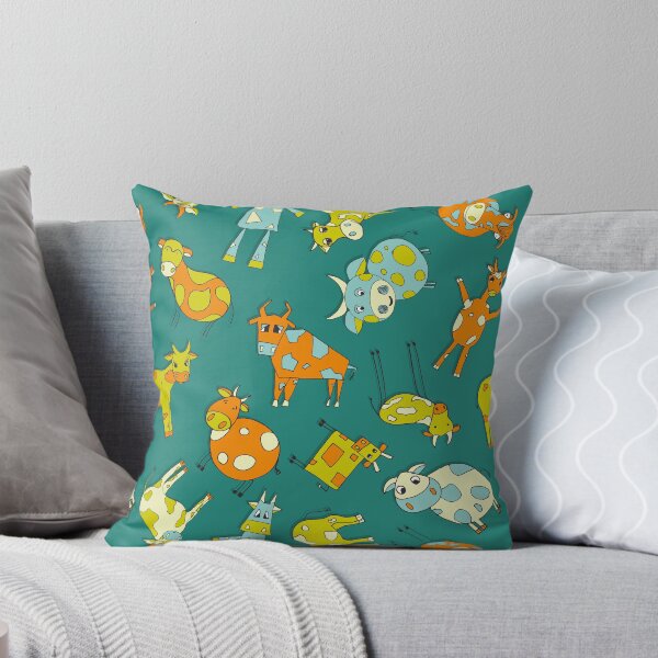 Item preview, Funny cows fresh green and orange designed and sold by Marlene Wagenhofer.