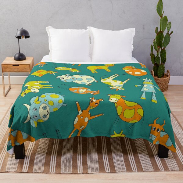 Item preview, Funny cows fresh green and orange designed and sold by Marlene Wagenhofer.